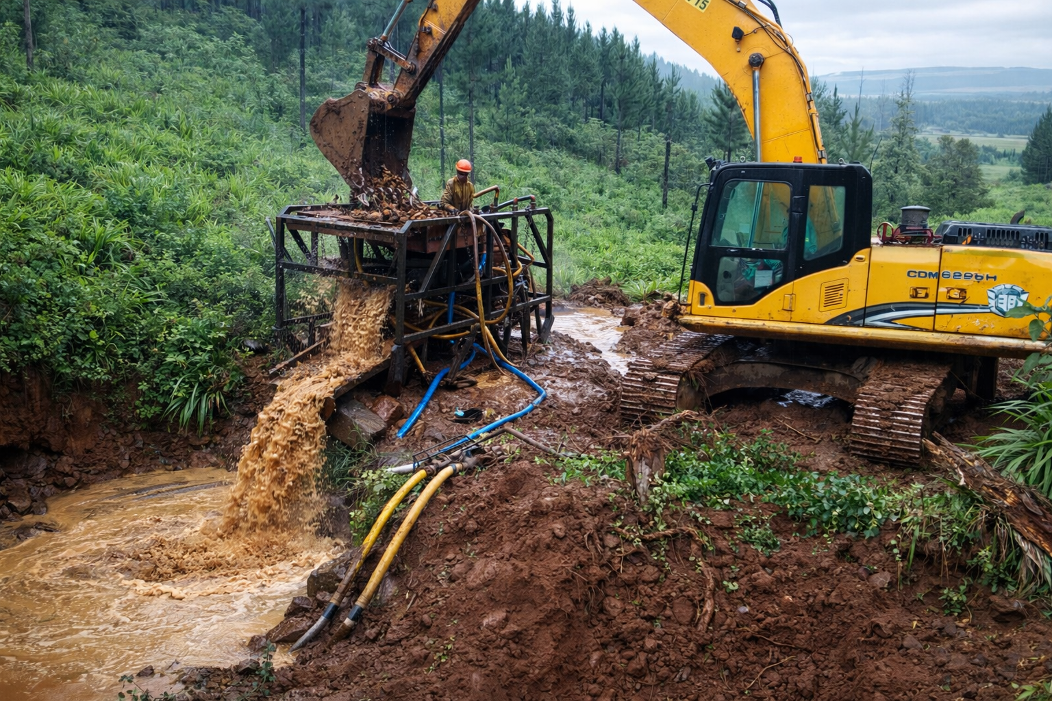 30 50 TPH Alluvial Gold Washplant   Sabie